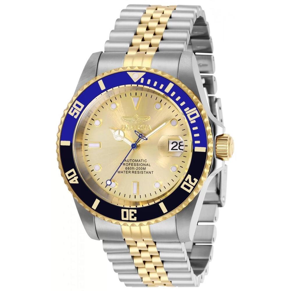 NWT Invicta 29181 Pro Diver | 3-Hand | Gold | Men's Watch